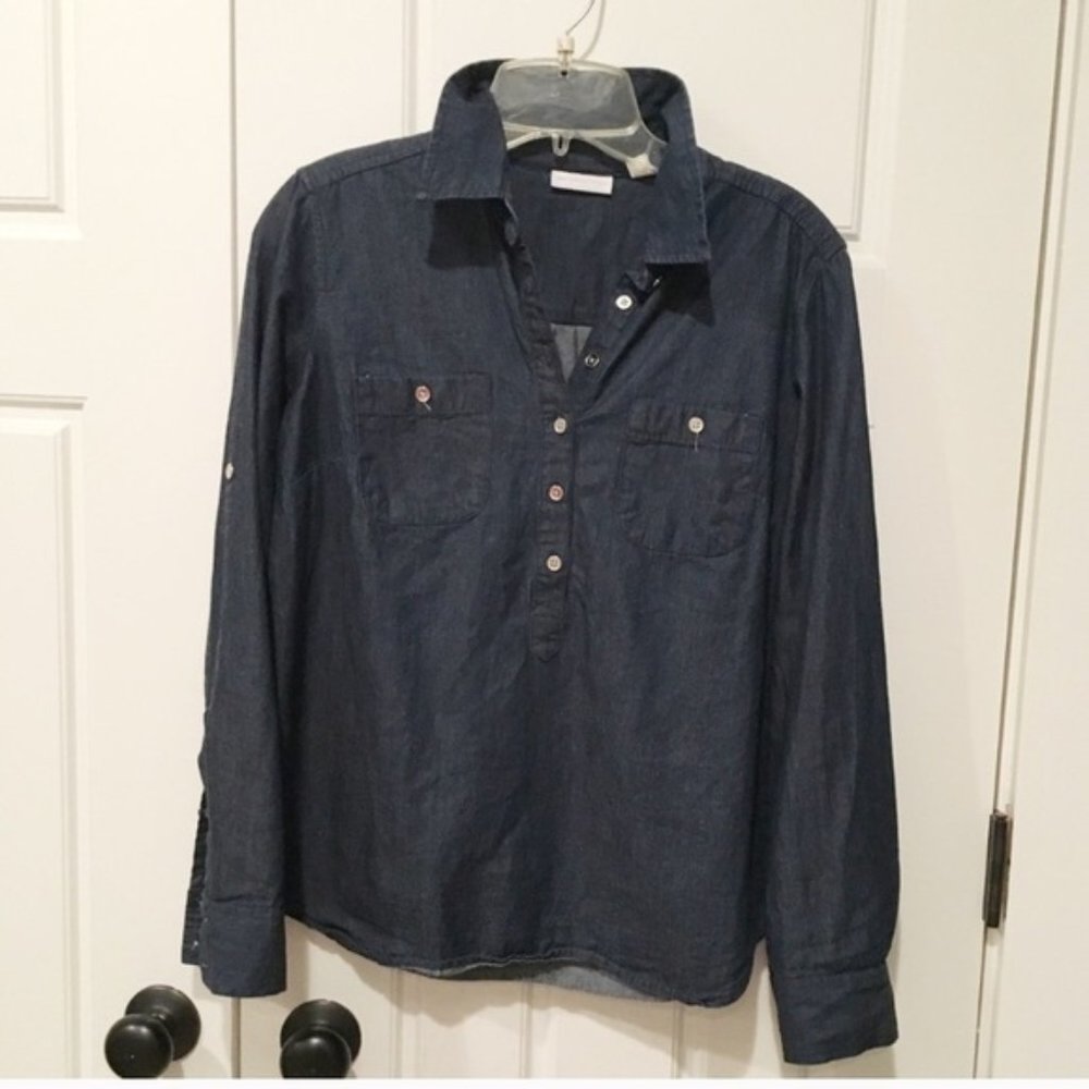 9/29 NY&CO BLOUSE CAMBRAY